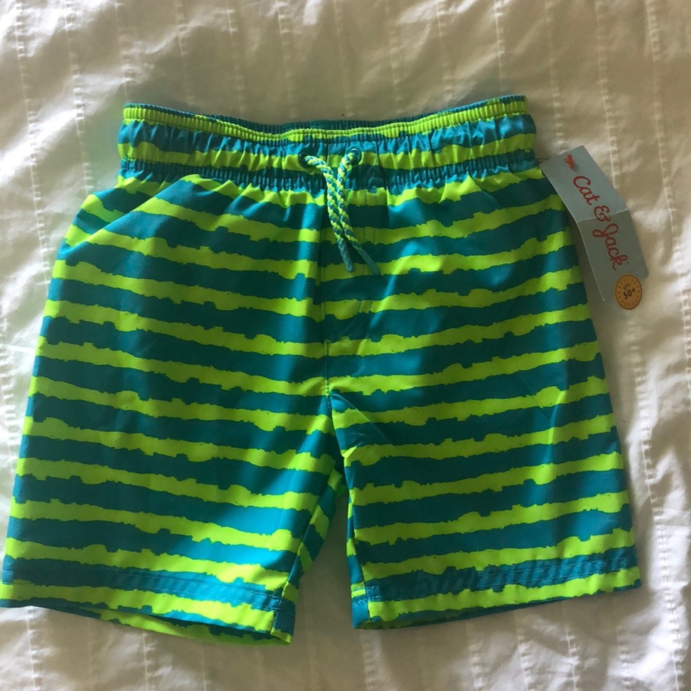 Cat & Jack Striped Swimsuit